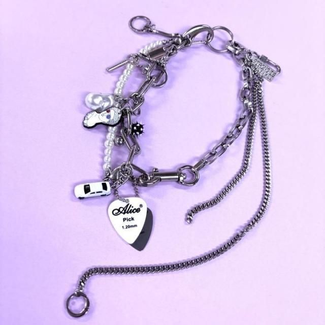<img class='new_mark_img1' src='https://img.shop-pro.jp/img/new/icons47.gif' style='border:none;display:inline;margin:0px;padding:0px;width:auto;' />SILVER&PEARL CHARM  NECKLACE 4WAY 