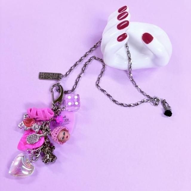 <img class='new_mark_img1' src='https://img.shop-pro.jp/img/new/icons47.gif' style='border:none;display:inline;margin:0px;padding:0px;width:auto;' />ROCOCO PUNK  GIRL CHARM  NECKLACE 2WAY