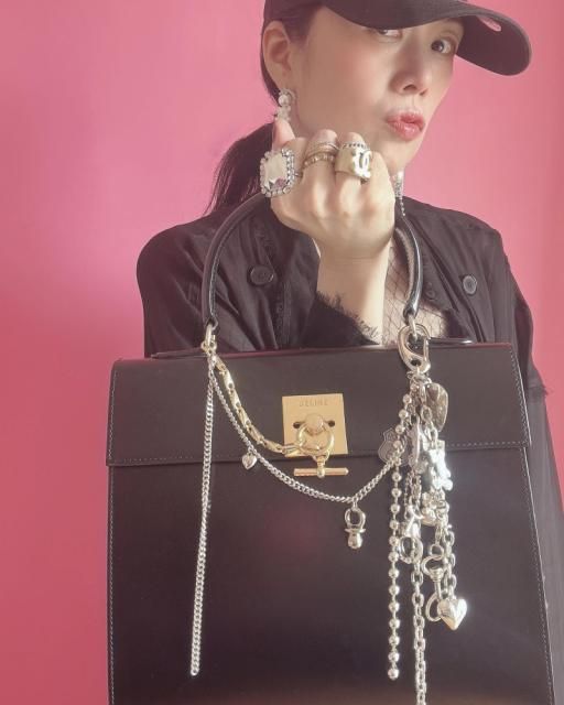 <img class='new_mark_img1' src='https://img.shop-pro.jp/img/new/icons57.gif' style='border:none;display:inline;margin:0px;padding:0px;width:auto;' />SILVER&MIX MOTIF CHARM  NECKLACE 