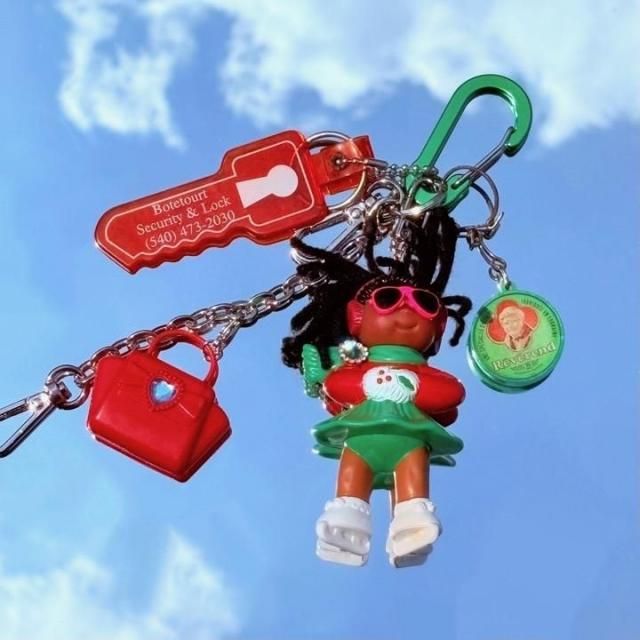 さとむ　新品　guriguriチャーム キーホルダー | guri guri | インポートパーツを使用した