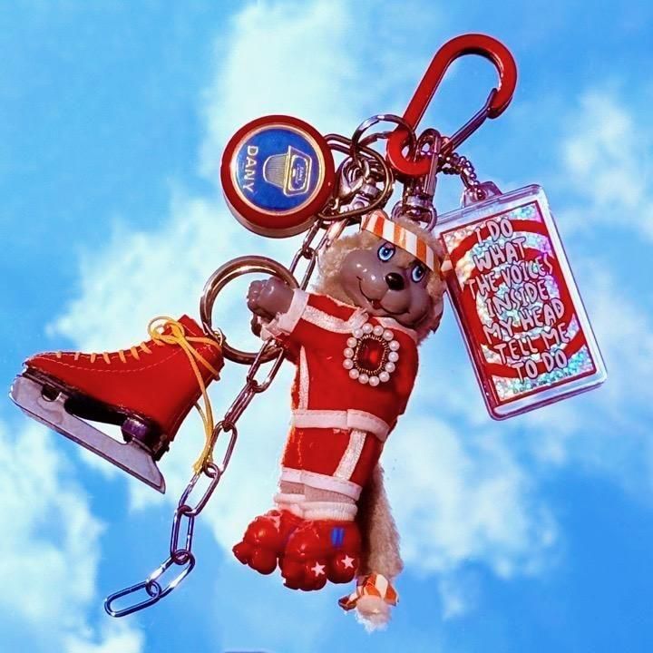 【guri guri】VINTAGE じゃらじゃらキーホルダー/動くベビーちゃん guri guri】VINTAGE じゃらじゃらキーホルダー/動くベビーちゃん