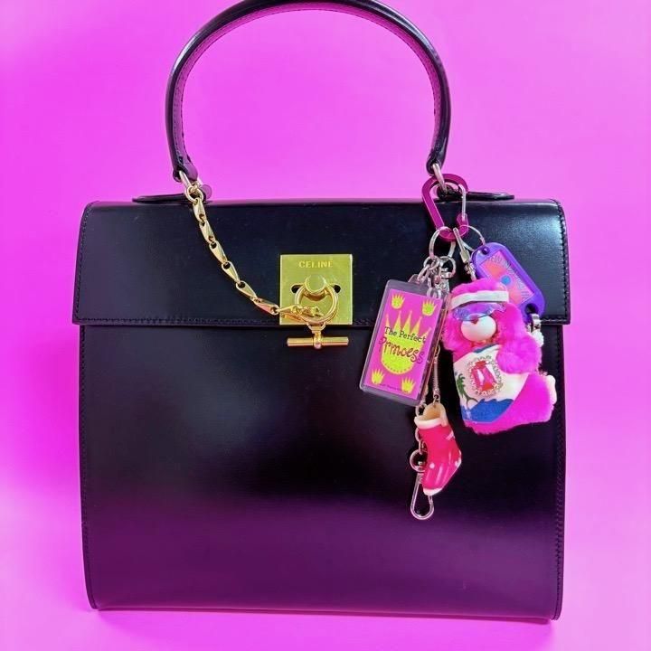 【ゆーや】カラミータ　デュエ＋　/ Calamita due+ ピンク VINTAGE JUNK TOY CHARM PINK BEAR SURFER