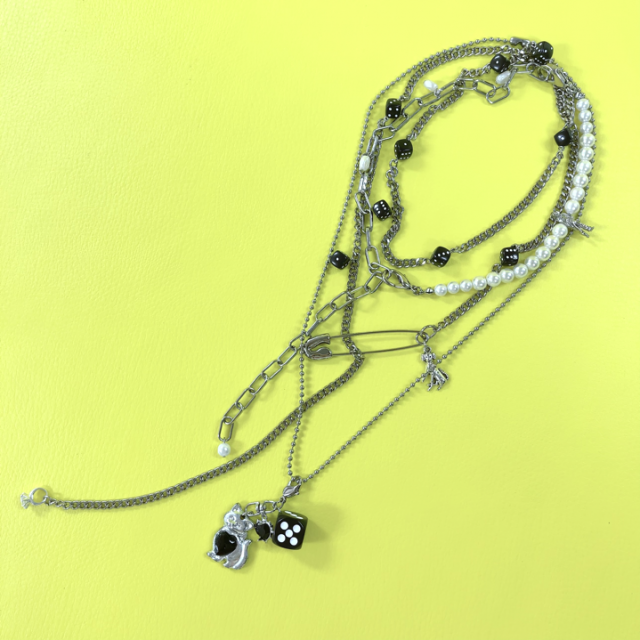 <img class='new_mark_img1' src='https://img.shop-pro.jp/img/new/icons65.gif' style='border:none;display:inline;margin:0px;padding:0px;width:auto;' />BLACK DICEPEARL NECKLACE  3SET