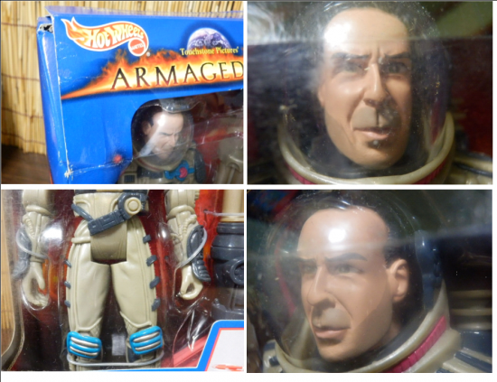 ビンテージ1997年製アーマゲドン ハリー・スタンパー フィギュア ホットウィール アルマゲドン 8インチフィギュア(ハリー
