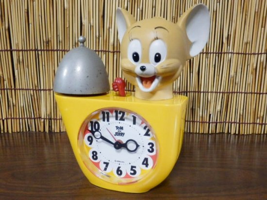 トム＆ジェリー　手巻き置時計（ジェリー） - 「宝の森」昭和レトロ雑貨、フィギュア、玩具のリサイクル