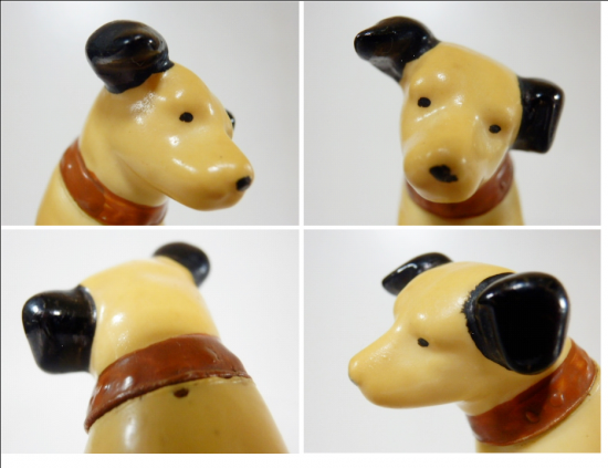 ソフビ製 ビクター犬ニッパー 置物 7.1cm - 「宝の森」昭和 ソフビ製 ビクター犬ニッパー 置物 7.1cm - 「宝の森」昭和