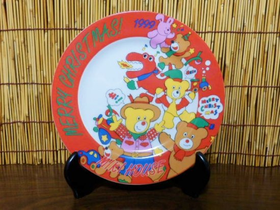 ミキハウス　１９９９年　クリスマスプレート　 - 「宝の森」昭和レトロ雑貨、フィギュア、玩具のリサイクル
