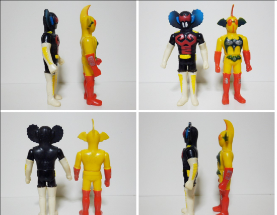 タカトク アクマイザー3 ソフビ人形(ザビタン・イビル)2種 タカトク アクマイザー3 ソフビ人形(ザビタン・イビル)2種