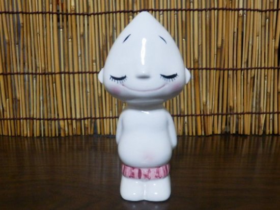内藤ルネ 陶器人形（ビリケン）１０.７ｃｍ - 昭和レトロ、レトロ雑貨