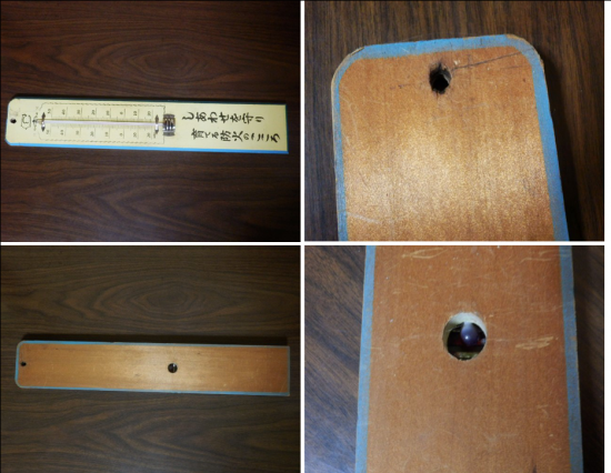 レトロ 木製 温度計 - 「宝の森」昭和レトロ雑貨、フィギュア、玩具のリサイクル