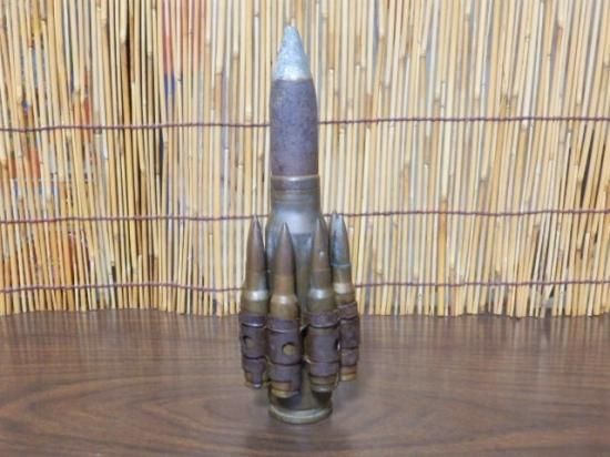 機関砲弾 銃弾 カートリッジ ミリタリー - メルカリ