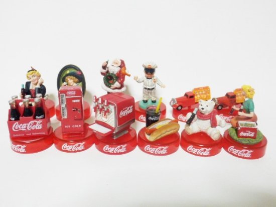 コカ・コーラ　グラフィティー　オールディーズフィギュア　全12種セット - 「宝の森」昭和レトロ雑貨、フィギュア、玩具のリサイクル