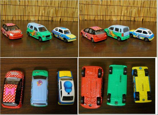 トミカ ミニカー ディズニー6台セット - 「宝の森」昭和レトロ雑貨、フィギュア、玩具のリサイクル