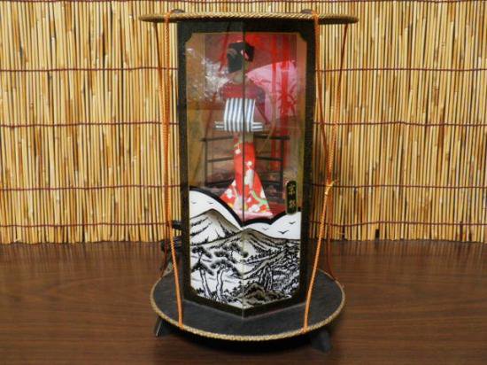 在庫ラスト1個　ガラスケース　日本人形　飾り　昭和　レトロ　ヴィンテージ