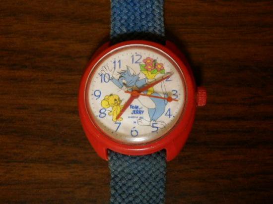 トム＆ジェリー 手巻き腕時計 - 「宝の森」昭和レトロ雑貨、フィギュア