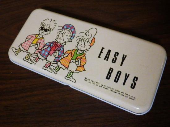 Easy Boys 缶ペンケース 昭和レトロ レトロ雑貨 フィギュア 玩具のリサイクル 宝の森