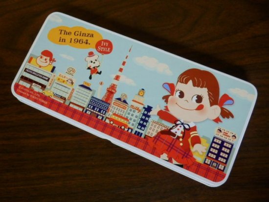 ペコちゃん 缶ペンケース 昭和レトロ レトロ雑貨 フィギュア 玩具のリサイクル 宝の森
