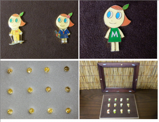 ミドリ電化 ミドリちゃん ピンバッチ 全12種セット - 「宝の森 ミドリ電化 ミドリちゃん ピンバッチ 全12種セット - 「宝の森