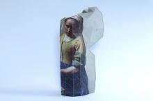Paper Vase Cover (Vermeer Milkmaid)