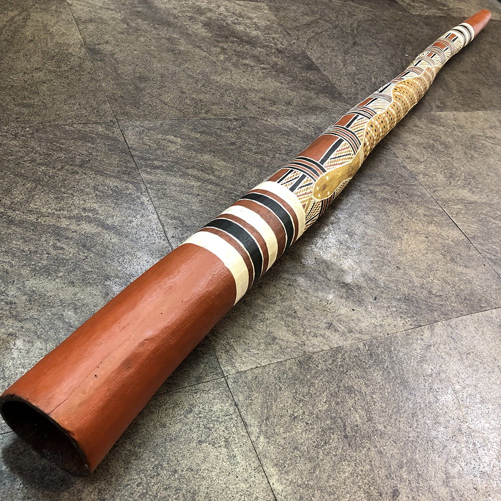 DIDJERIDOO 145cm 世界最古楽器 ディジュリドゥ 民族楽器 イダキ - 弦楽器