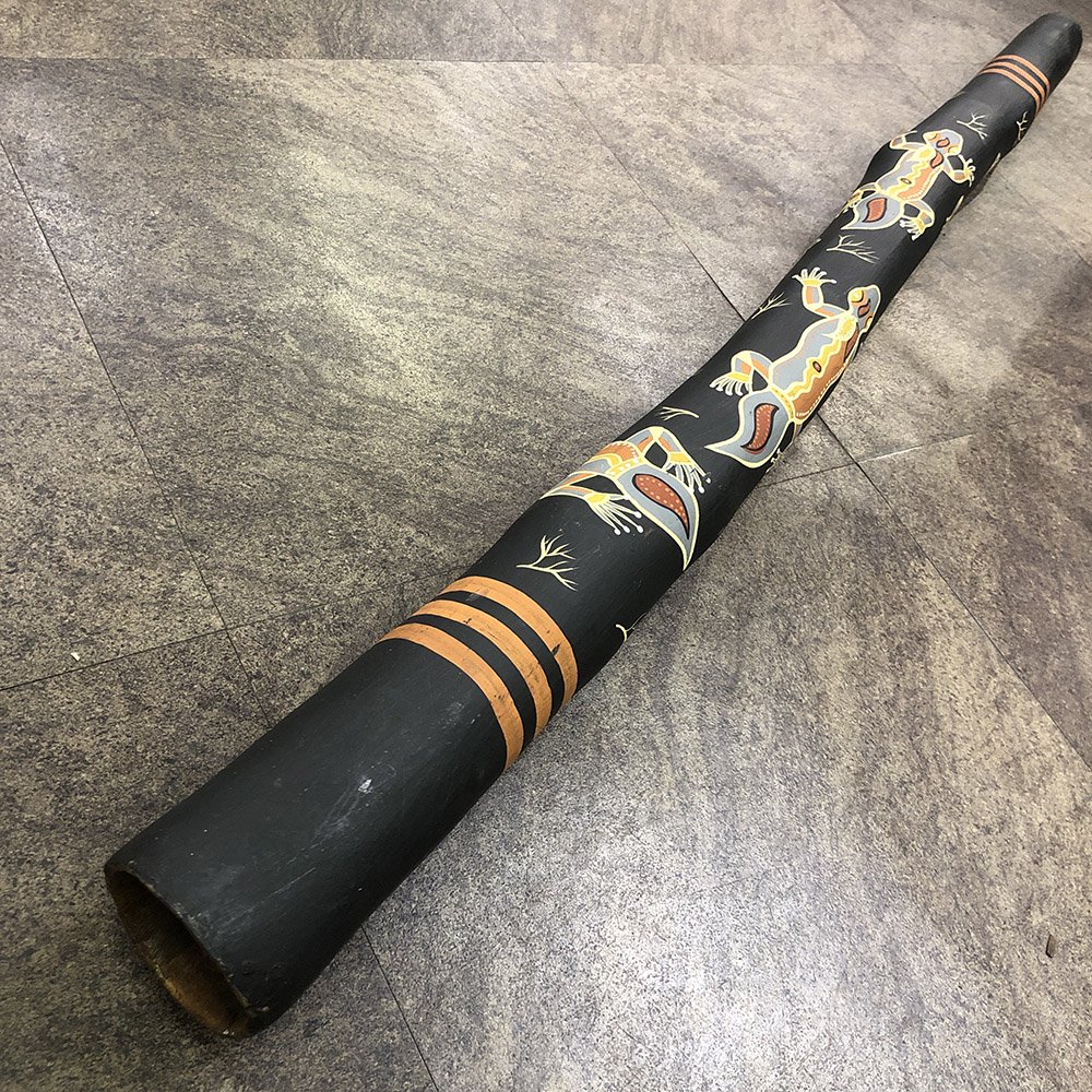 D#140cm世界最古楽器 ディジュリドゥ 民族楽器DIDGERIDOOイダキ - 管楽器
