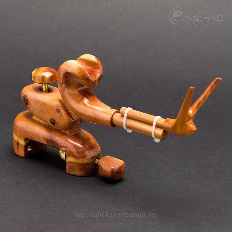 玄粋 ヒバ 中型大砲型万力 No.37 | へら鮒釣具の通販なら共栄つり具