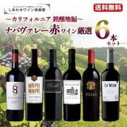 【送料無料】カリフォルニア銘醸地ナパヴァレー赤ワイン厳選6本セット ナパ販売数量連続日本一記念 カリフォルニアワイン