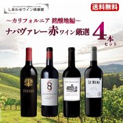 【送料無料】カリフォルニア銘醸地ナパヴァレー赤ワイン厳選4本セット ナパ販売数量連続日本一記念 カリフォルニアワイン