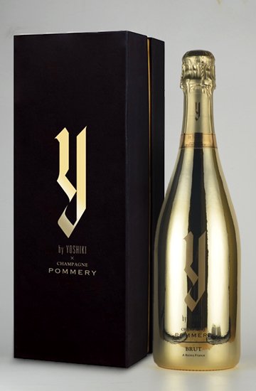 ワイ バイ ヨシキ×シャンパーニュ ポメリー ブリュット ギフトボックス Y by YOSHIKI × Champagne Pommery Brut