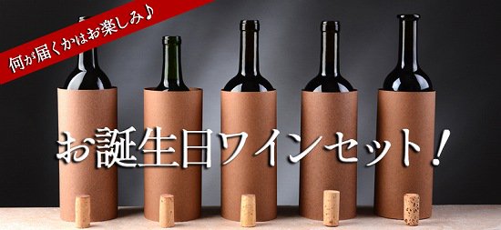 送料無料】お楽しみ♪お誕生日ワインセット！