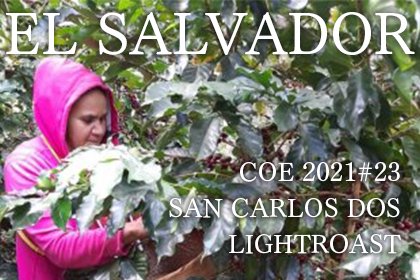 EL SALVADOR COE 2021#23/SAN CARLOS DOS LIGHTROAST（エルサルバドル COE 2021 23位　カカウアティケ　パカマラ　ナチュラル　浅煎り）