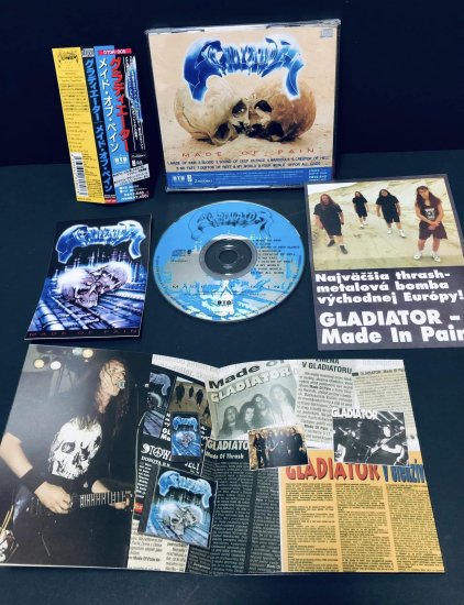 GLADIATOR (Slovakia) - Made Of Pain CD - RECORD BOY