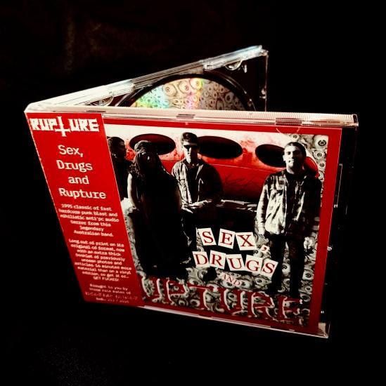 希少 黒入荷！ Drugs Sex, - RUPTURE and BOY RECORD - CD Rupture 洋楽
