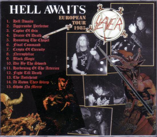 SLAYER - Hell Awaits European Tour 1985 CD - RECORD BOY