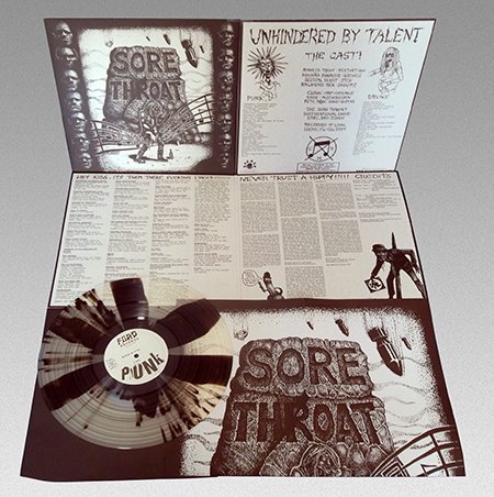 SORE THROAT - Unhindered By Talent LP - RECORD BOY