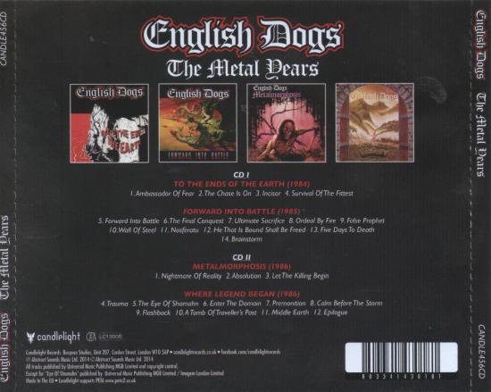 ENGLISH DOGS - The Metal Yeras 2CD - RECORD BOY