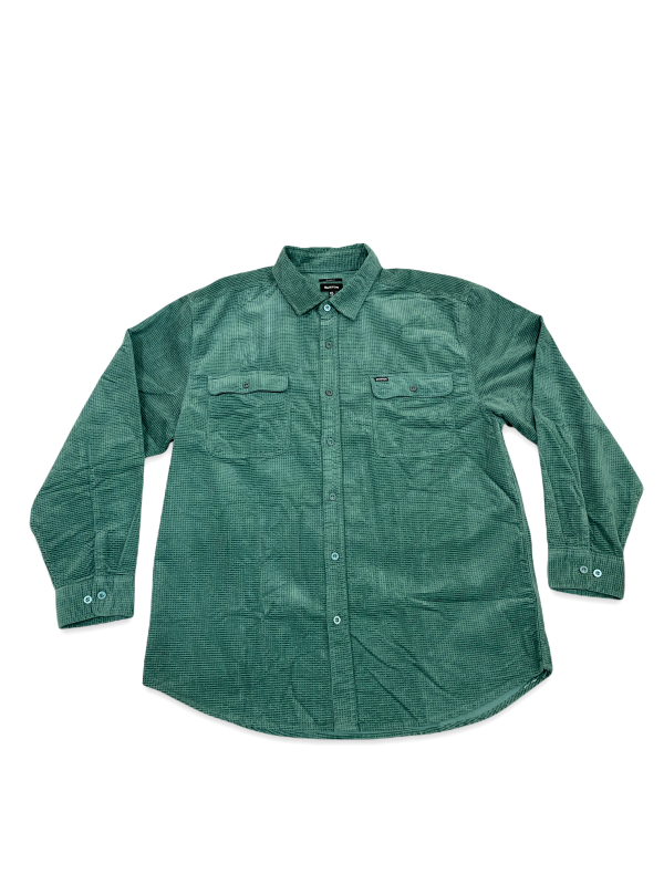 BRIXTON BOWERY RELAXED L/S X FLANNEL (SILVER PINE)