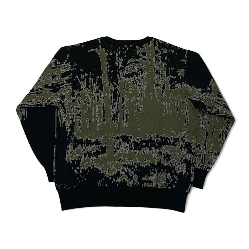 GX1000 FOREST JACQUARD KNIT SWEATER (BLACK) GX1000 FOREST JACQUARD KNIT SWEATER (BLACK)