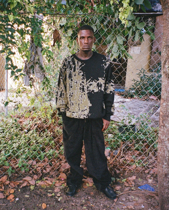 GX1000 FOREST JACQUARD KNIT SWEATER (BLACK) GX1000 FOREST JACQUARD KNIT SWEATER (BLACK)