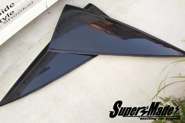 180SX用 リアクウォーターガラスFRP三角窓- Super Made