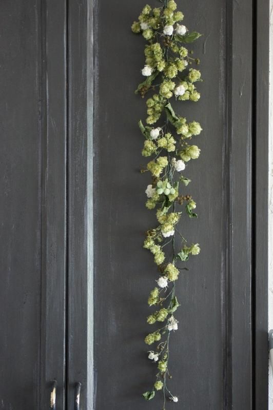 ✧︎*。一点物✧︎*。立体 木の実と葉っぱのボタニカルワイヤースワッグ #21 一点物⚪︎立体 お花と葉っぱのボタニカルガーランド*ワイヤークラフト