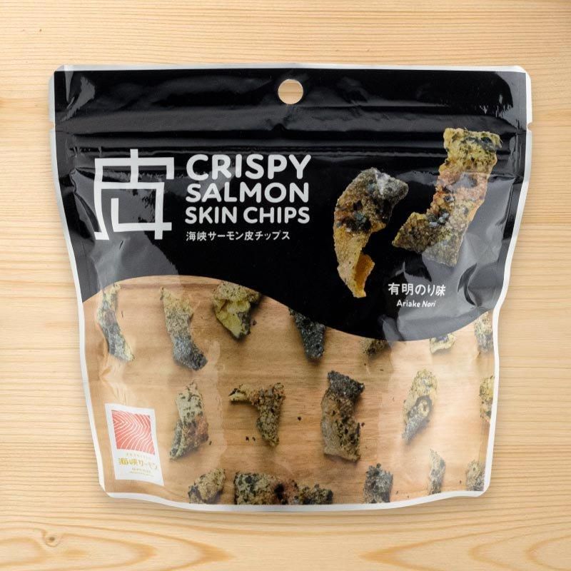 海峡サーモン皮チップス8個セットです。