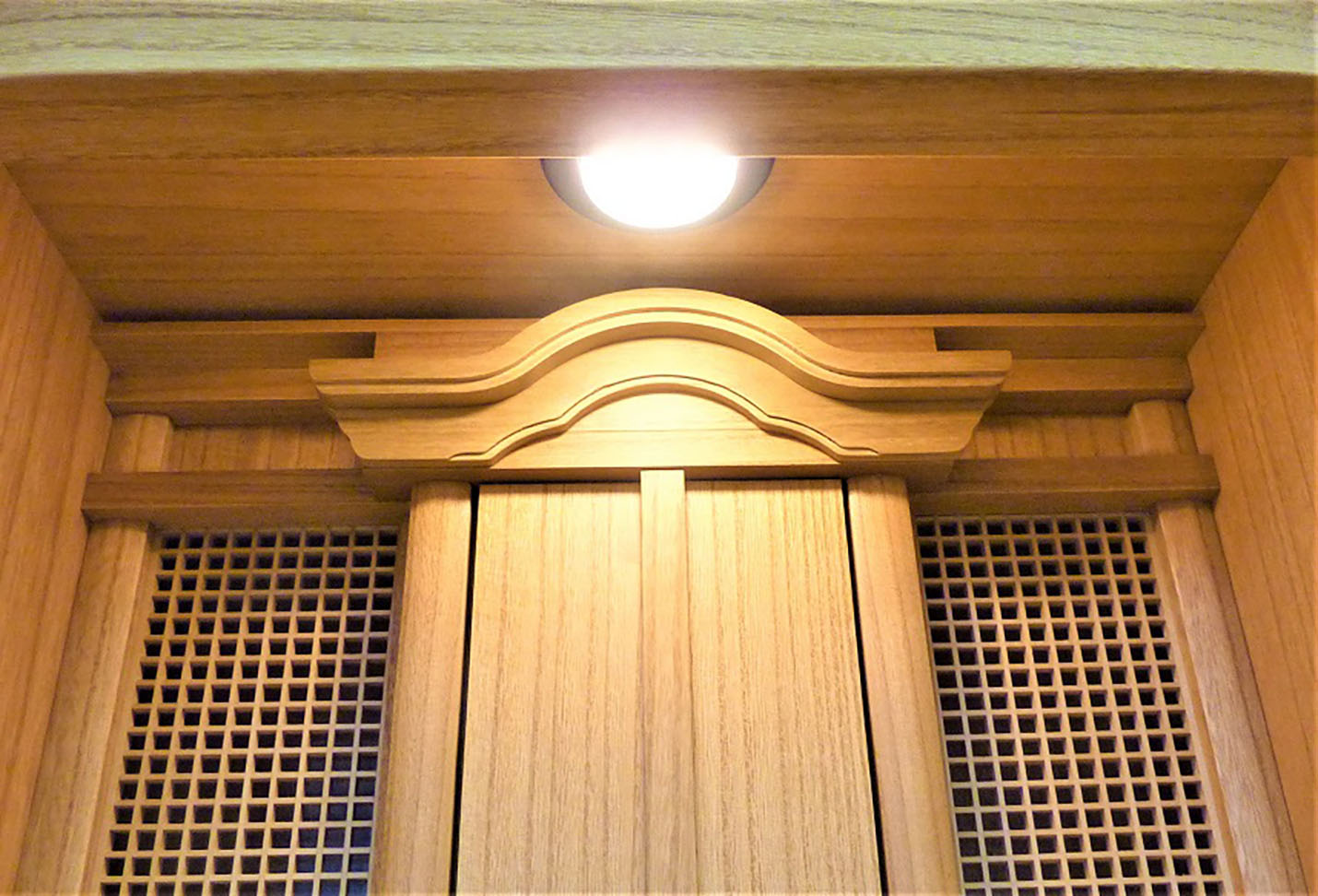 祖霊舎　神徒壇　国産現代型　LED照明