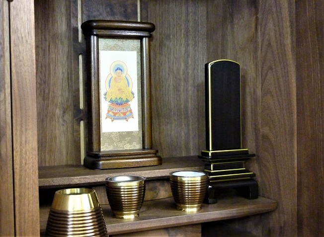 現代型モダン仏壇　ぬくもり　釈迦如来　位牌