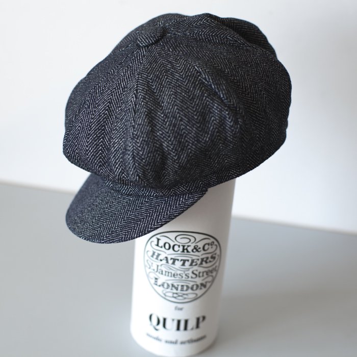 QUILP x LOCK&Co. Hatters / WATTS / Indigo Herringbone 