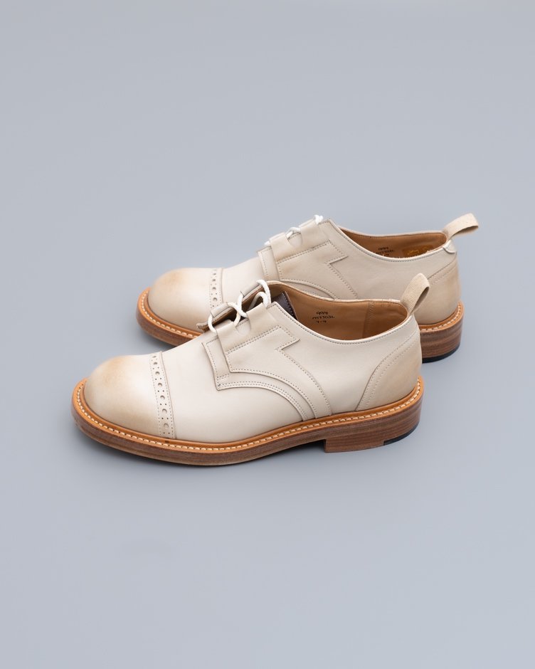 M7703 Punched Cap Ghillie Shoe / OFF WHITE Funchal x D.Brown Olivvia Deer / UK7.0 in stock