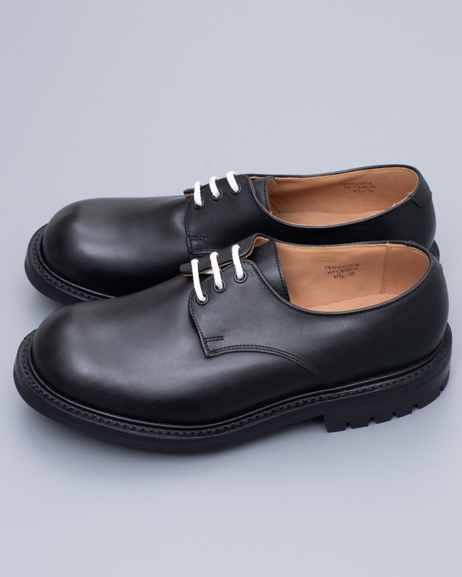 M7351 Plain Derby Shoe / MC BLACK / UK6.0, UK6.5, UK9.0 in stock