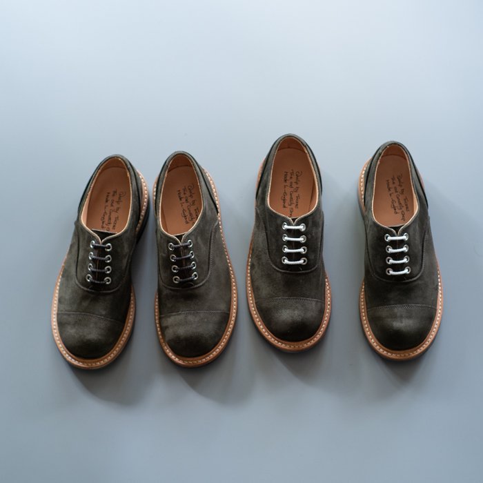 M8238 Plain Oxford Shoe / EARTH Repello Suede / UK7.0, UK8.5, UK9.0 in stock