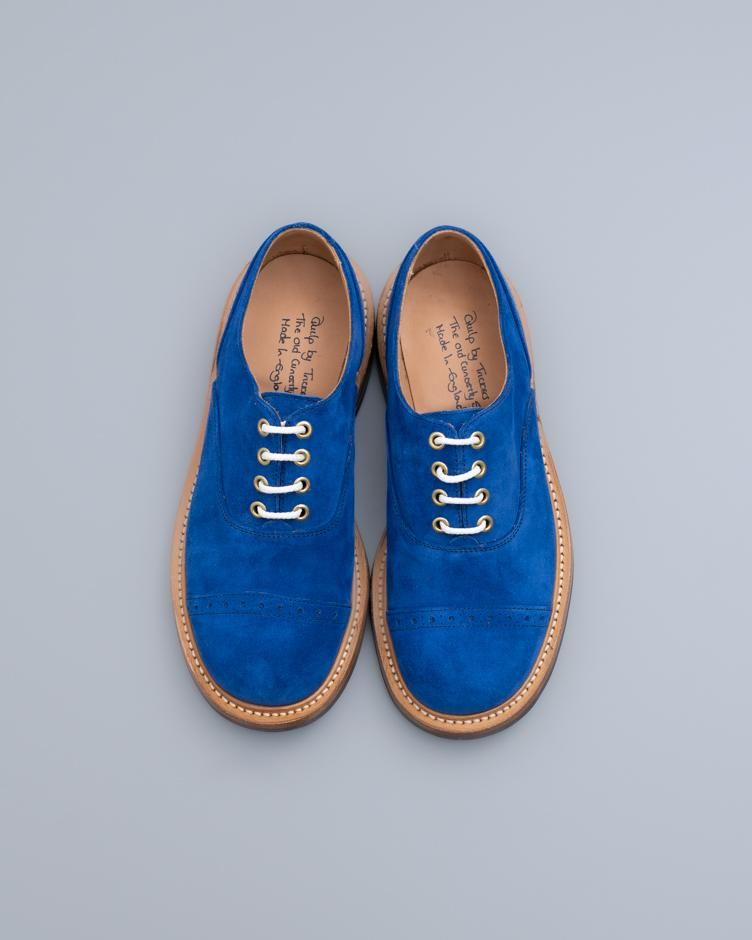 Electric blue best sale suede shoes