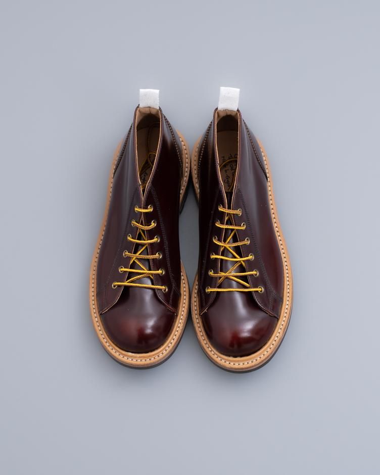 M7350 Lace Up Boot / BURGUNDY Bookbinder / UK6.0, 6.5, 7.0 in stock